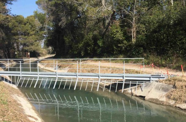 Installation d'un dégrilleur sur le canal principal