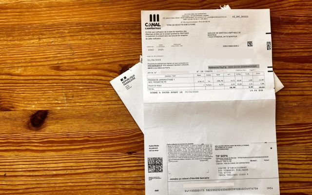 Rôle 2025 pour le secteur Carpentras : annexe d'informations disponible en ligne